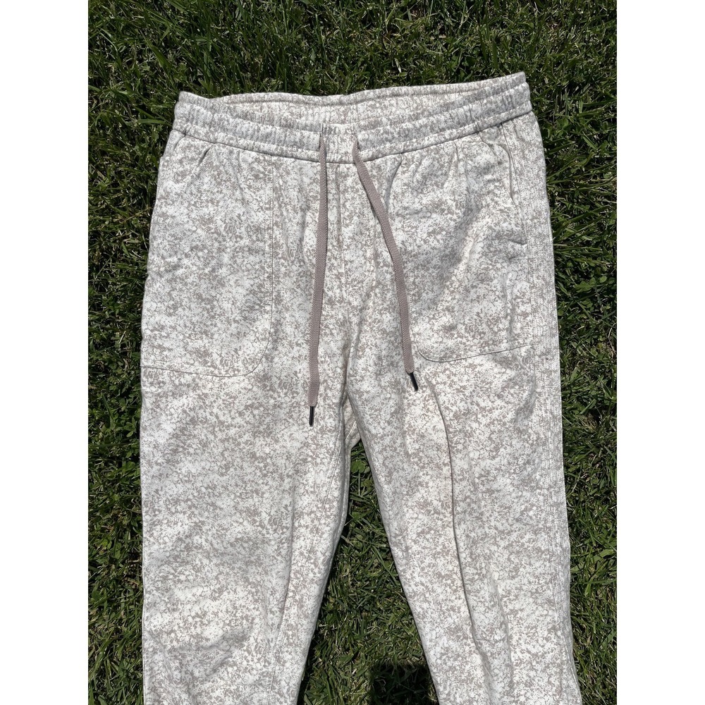 Athleta Farallon Jogger Pants‎ Womens Small Gray French Terry Flecked Lounge - Picture 5 of 11